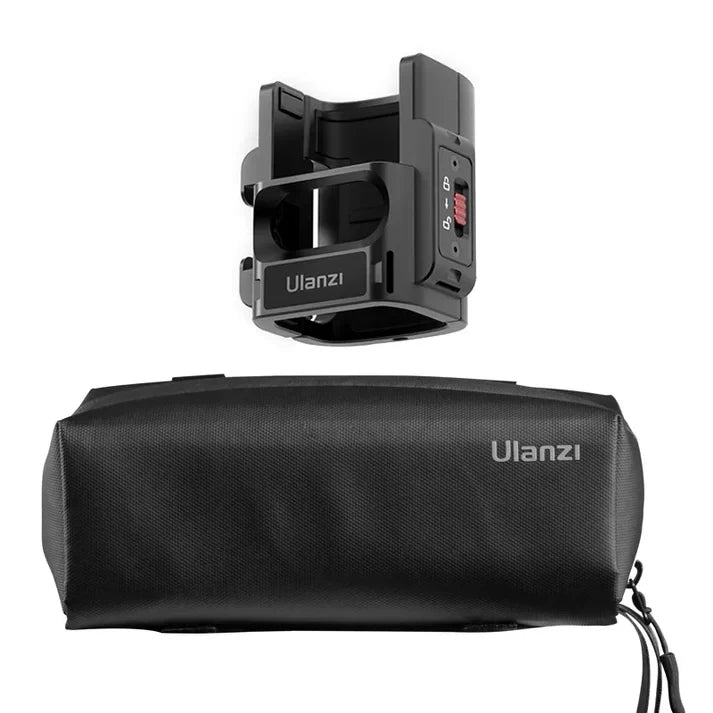 Ulanzi PK-06 Quick Release Expansion Adapter for DJI Osmo Pocket 3 Light Tripod Mount with Cold Shoe 1/4" Screw Accessories Kit