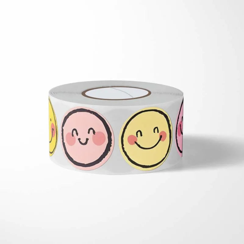 100-500Pcs Cute Kids Reward Stickers Self-Adhesive Thank You Sealing Labels Teacher Classroom Stationery DIY Gift Packaging Game Tags