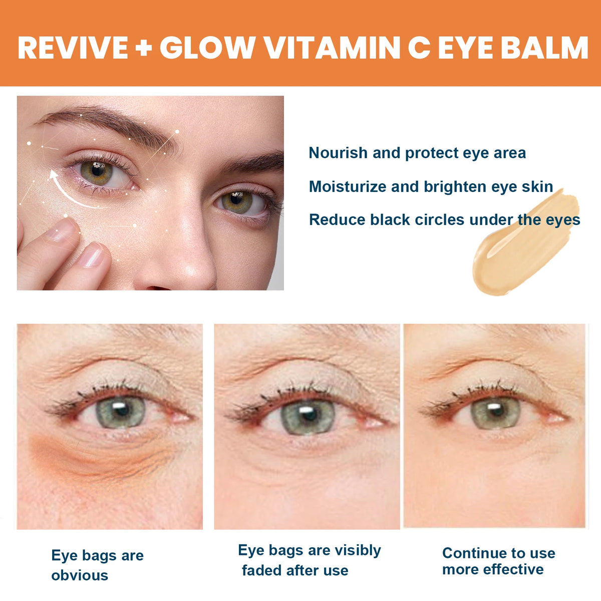 VC Reversal Eye Cream Stick,Brightens & Reduces Dark Circles,Cooling & Depuffs,Hydrating & Occlusive Lock,On the Go Convenience,Stick Format,Clean Use On The Go,Revitalize Tired Eye Area,Pre Makeup Eye Primer