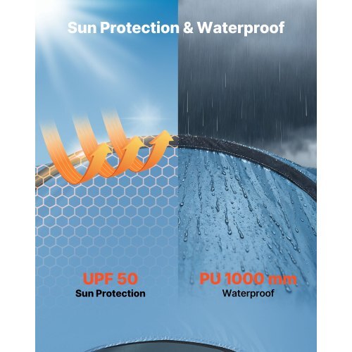 Pop up Shower Tent, Instant Portable Privacy Tent Changing Room with Shower Bag, Ground Stakes, Ropes, Carry Bag, 190T Polyester with Silver Coating, Quick Setup, for Camping, Beach, Fishing - American Smart