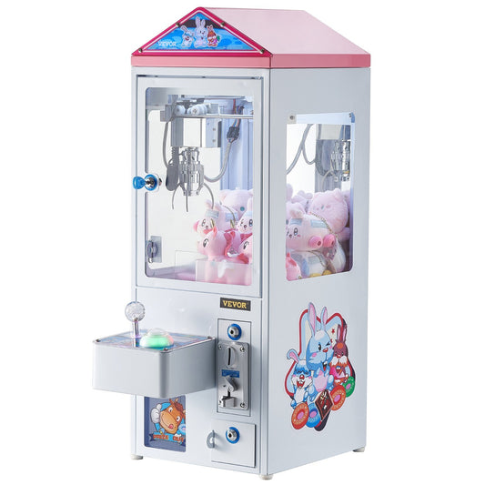 Claw Machine, 0-3 Jaw Diameter 0-5 Jaw lifting, Crane Prize Grabber Commercial Arcade Game Toys, Cool Fun Grab-And-Win Machine w/ Light and Sound, Dispenser Vending Toy For Kids,Boys &Girls - American Smart