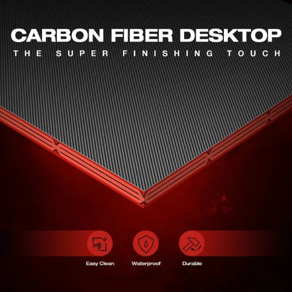 L Shaped Gaming Desk Computer Corner Desk Table with Large Monitor Riser Stand for Home Office Writing Workstation (51 Inch) ﻿