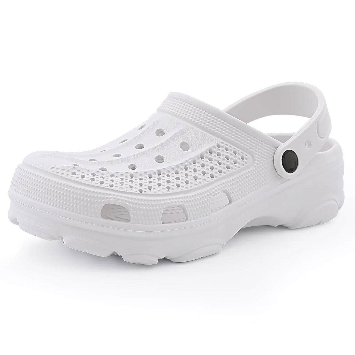 Color: Clear, Shoe Size: 40 - Smile Pop Casual Men Clogs Slippers Band Summer Slippers Outdoor Non-slip Beach Cozy Men Shoes Soft EVA Home Breathable Slippers