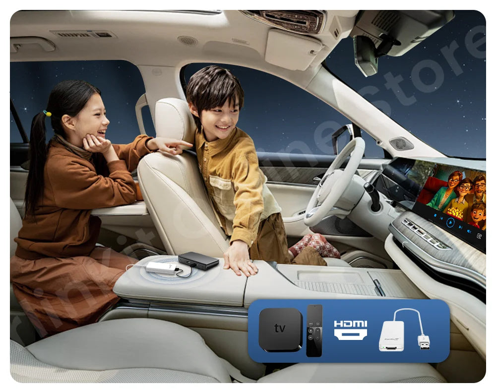 Carlinkit HD2CP Carplay to HDMI Adapter Work for Wired Carplay Xbox Switch Tv Stick Laptop Screen Mirroring Adapter Tv Box