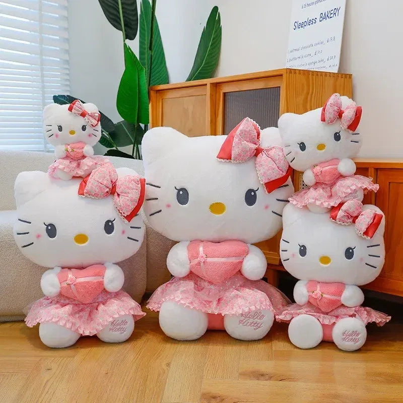 Color: Multicolor - Sanrio Kuromi Plush Toy30cm Cinnamoroll Melody Stuffed Doll Comfortable And Soft Plush Toy Valentine's Day Child Birthday Gift