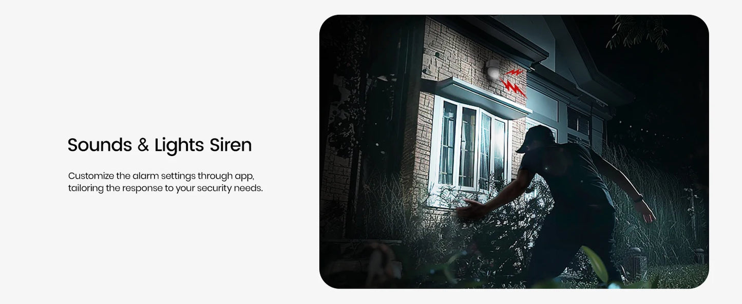 AOSU 5MP WiFi Camera Outdoor 360° View PTZ Smart Security Camera Auto Tracking 2-way Audio Wireless CCTV Camera Support Alex