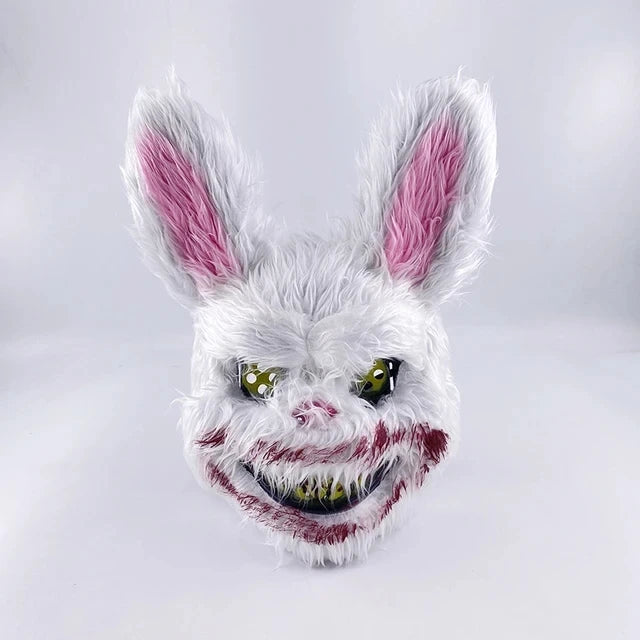 New Bloody Rabbit Bloody Bear Luminous Led Mask Halloween Horror Bunny Mask Carnival Party Cosplay Horror Dress Up Props Gifts