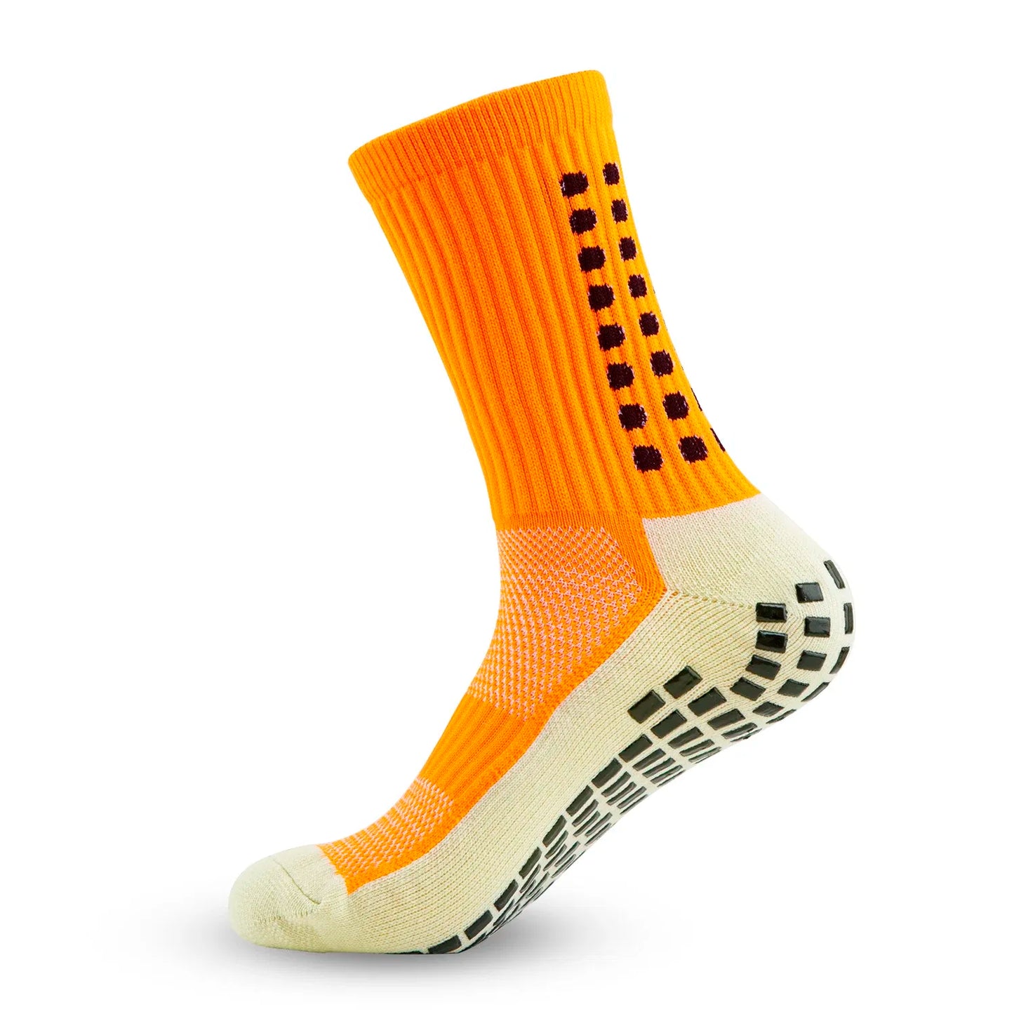 Color: Blue - Anti-slip Soccer Women Men Outdoor Sport Grip Football Yoga Socks