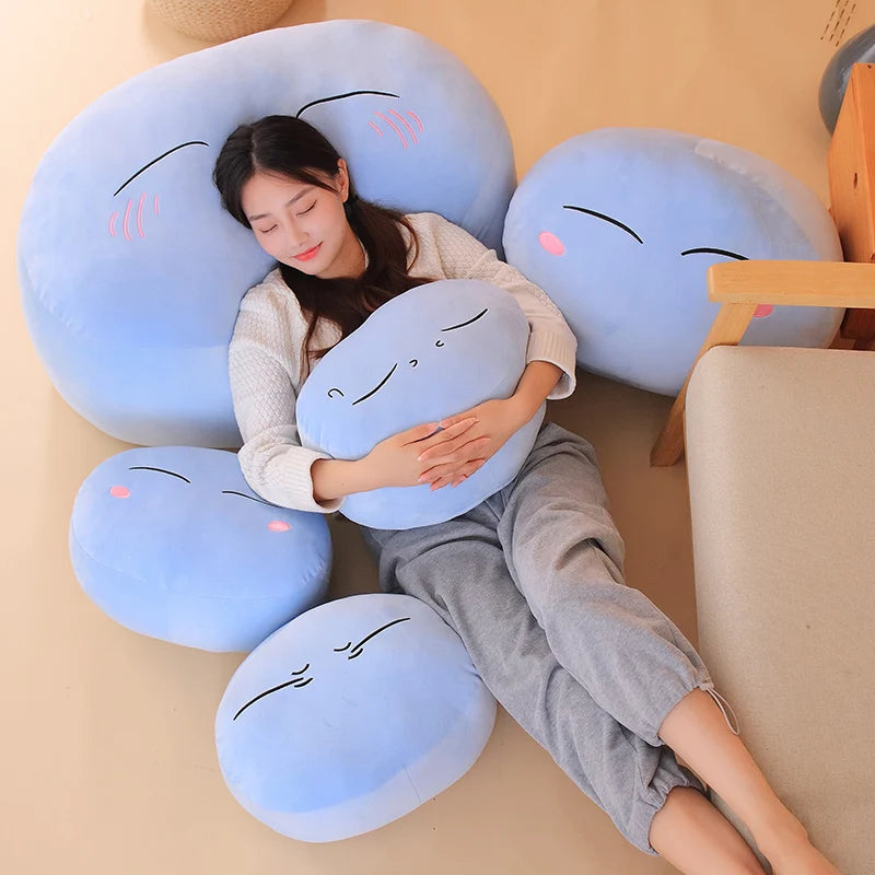 55cm Plush Anime That Time I Got Reincarnated As A Slimes Rimuru Tempest Cosplay Pillow Plush Doll Cushion Toy Halloween Gifts