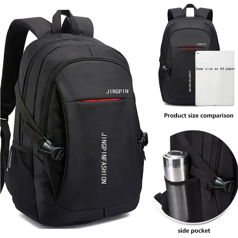 Men's Backpacks Oxford Waterproof Rucksack Business Computer Bag Casual Travel Backpack Senior High School Student Schoolbag