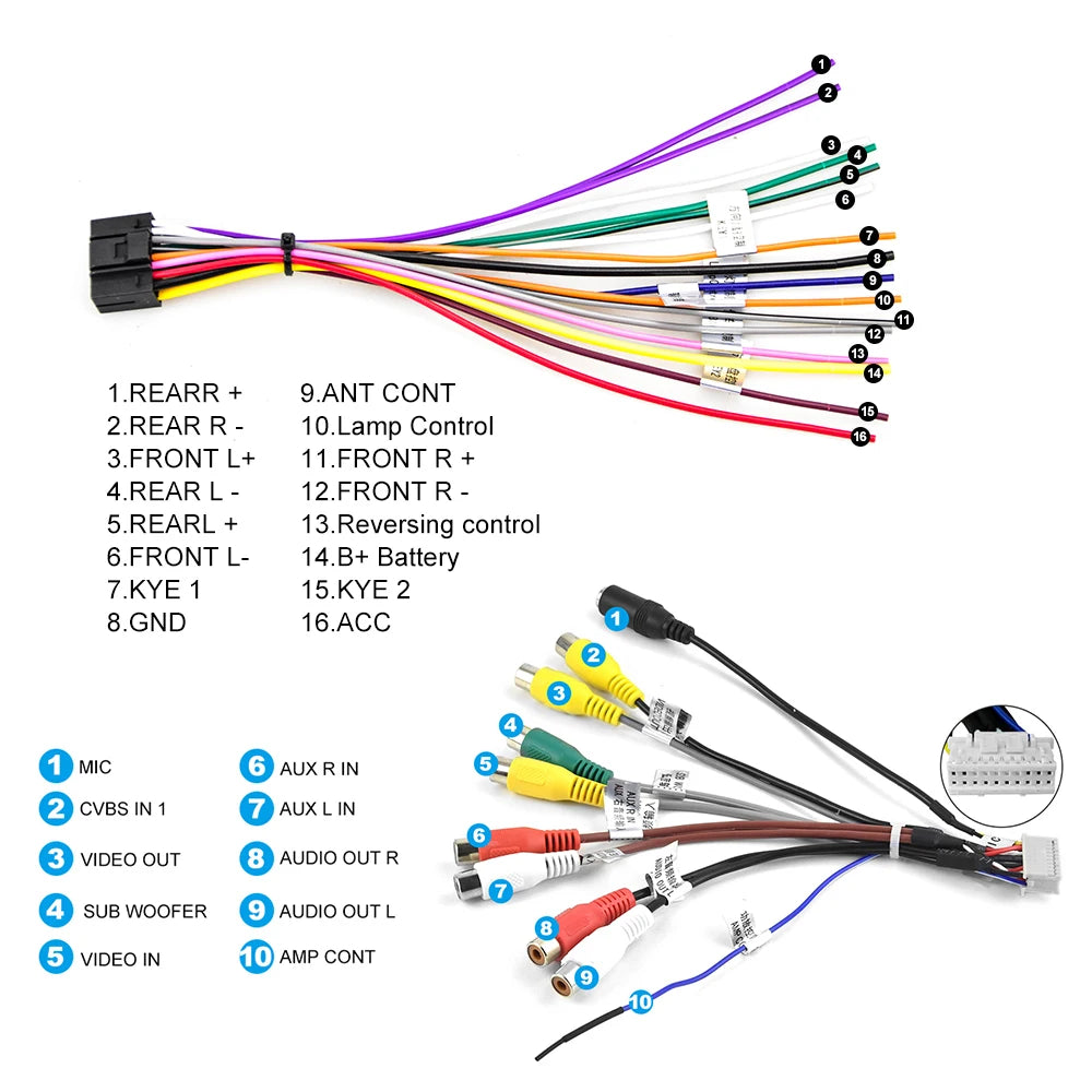 Podofo Car Radio Carplay Android 11 2 Din Android Wifi Universal 7/9/10" Car Multimedia Player For Volkswagen Nissan Toyota Kia