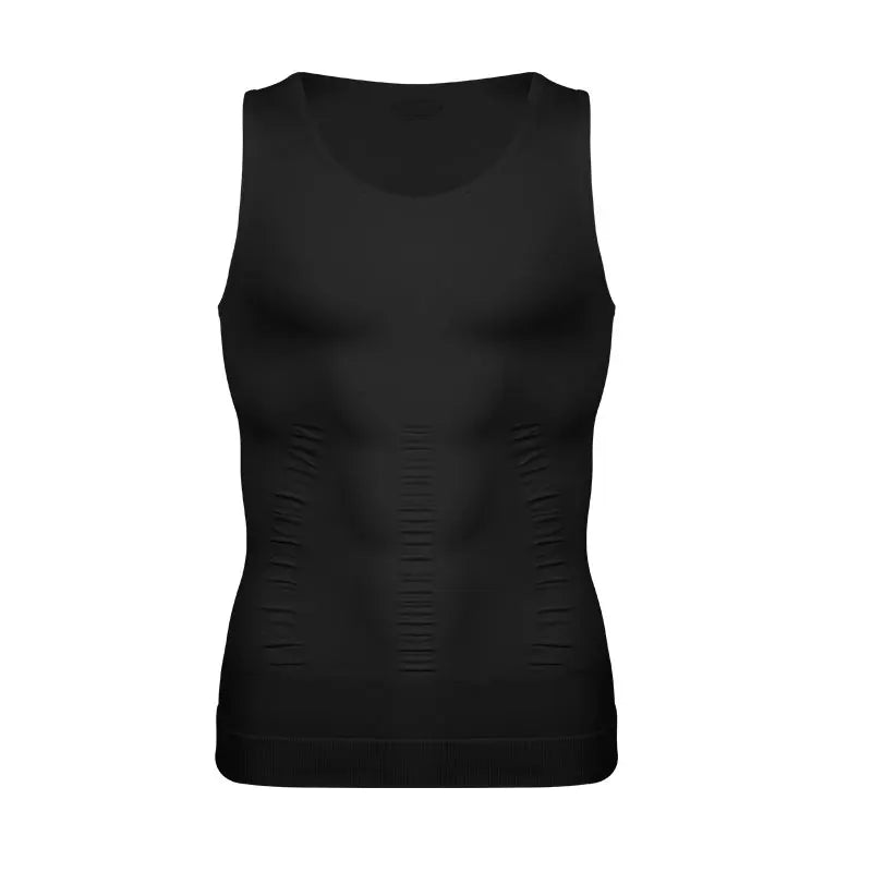 Men Compression Vest Sleeveless Shapewear Slimming Body Shaper Shirt Gym Workout Corset Tummy Control Tank Top Abs Abdomen