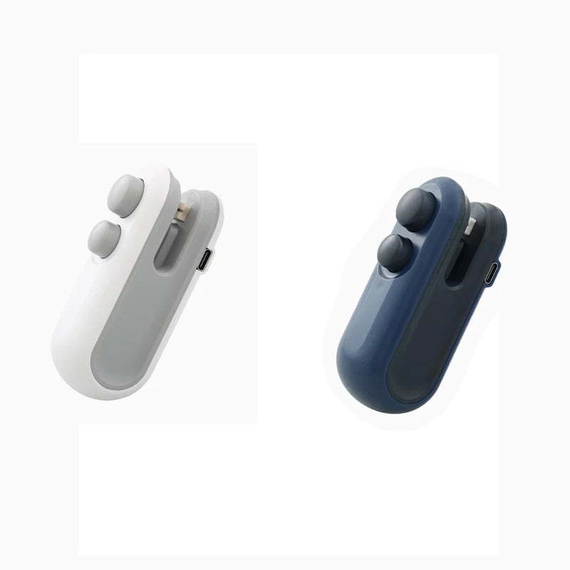 2pcs Mini Snack Bag Sealing Machine, Portable Heat Sealer Handheld Plastic Bag Sealer for Food Storage Snack Bags