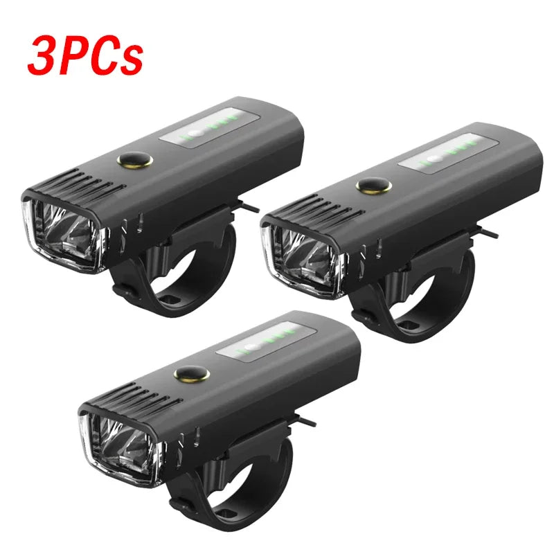 1000LM Bicycle Led Front Light LED USB Rechargeable Smart Sensor Rear Light Waterproof Bright Flashlight Safety Cycling Lights