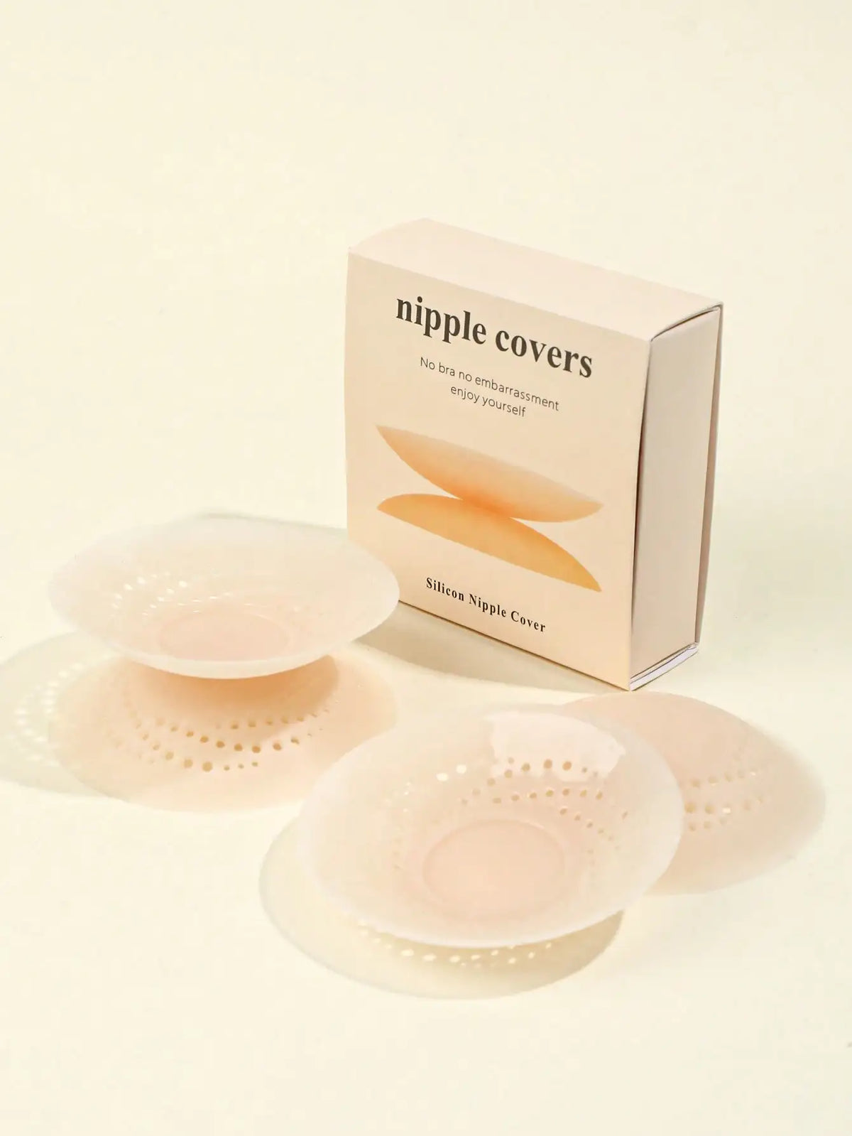 2/4pcs Ultra-Thin Reusable Nipple Covers With Gift Box, Portable Invisible Adhesive Breast Petals, Anti-Nipple Protrusion Pads, Lingerie Accessories, Suitable For Wedding