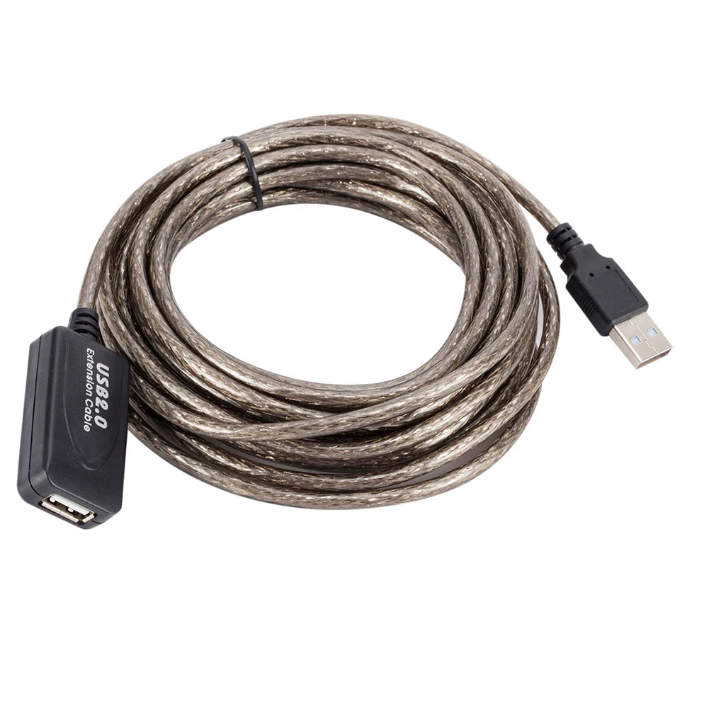 5/10/15/20m USB 2.0 Extension Cable High Speed Male To Female Active Repeater Wireless Network Card Extension Cord USB Adapter