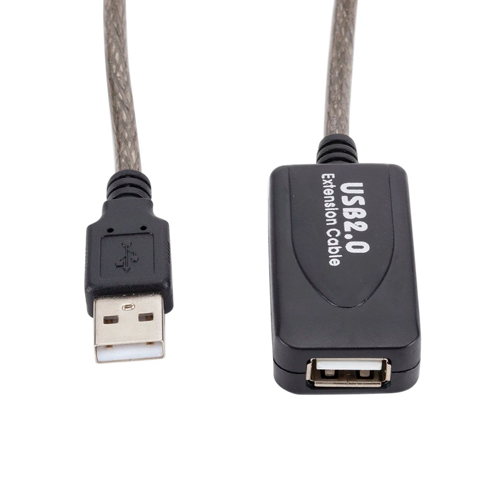 5/10/15/20m USB 2.0 Extension Cable High Speed Male To Female Active Repeater Wireless Network Card Extension Cord USB Adapter