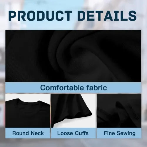 [Summer] Teen Short Sleeve T-Shirt - Round Neck Casual Athletic Shirt Suitable for Travel, Gym, Running, Training | Breathable Machine-Washable Regular Fit for Beach, Fitness | Versatile Wear with Minimalist Style, for Teenag