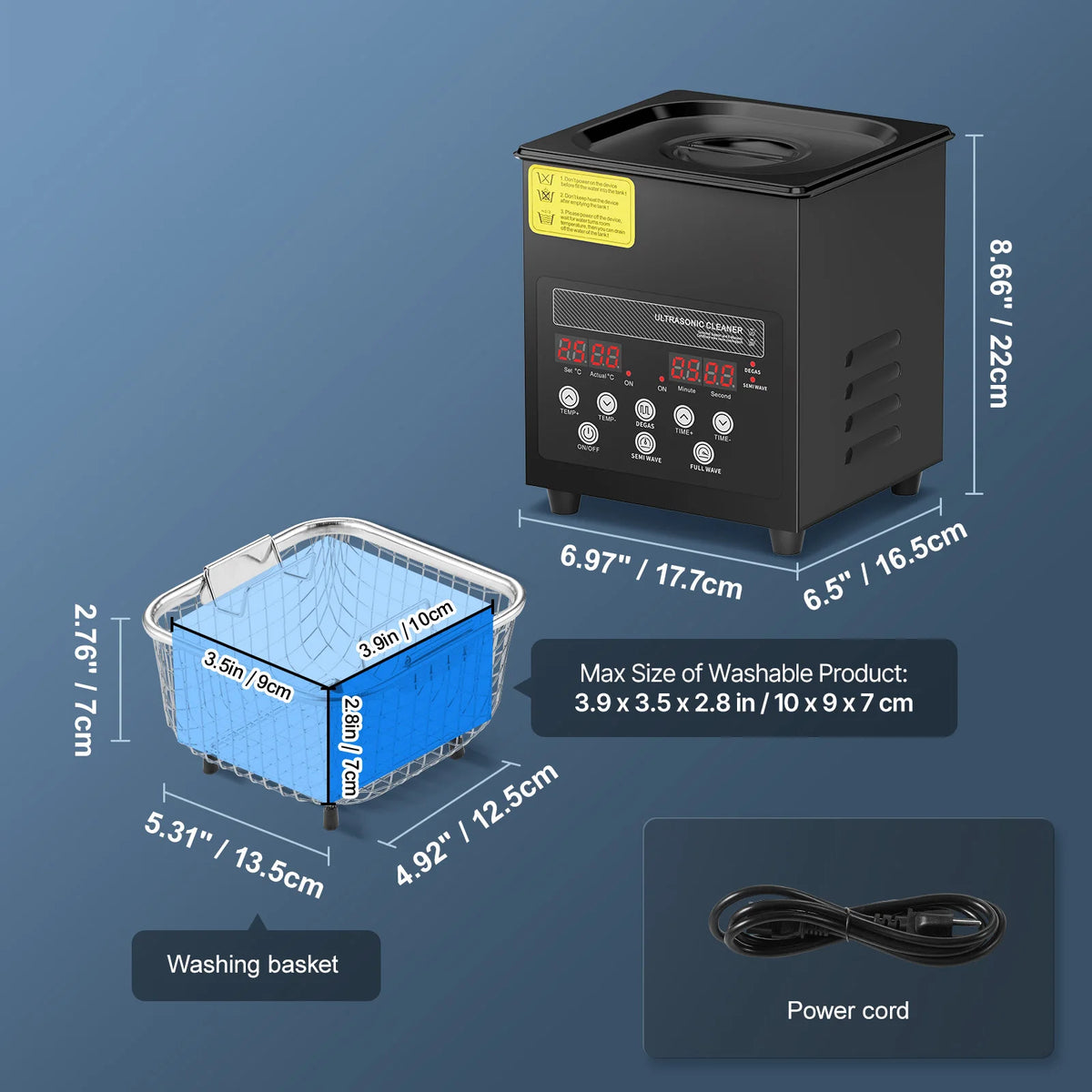 SucceBuy 2L 3L 6L 10L 15L Ultrasonic Cleaner Lave-Dishes Portable Washing Machine Diswasher Ultrasound Home Appliances w/ Timer