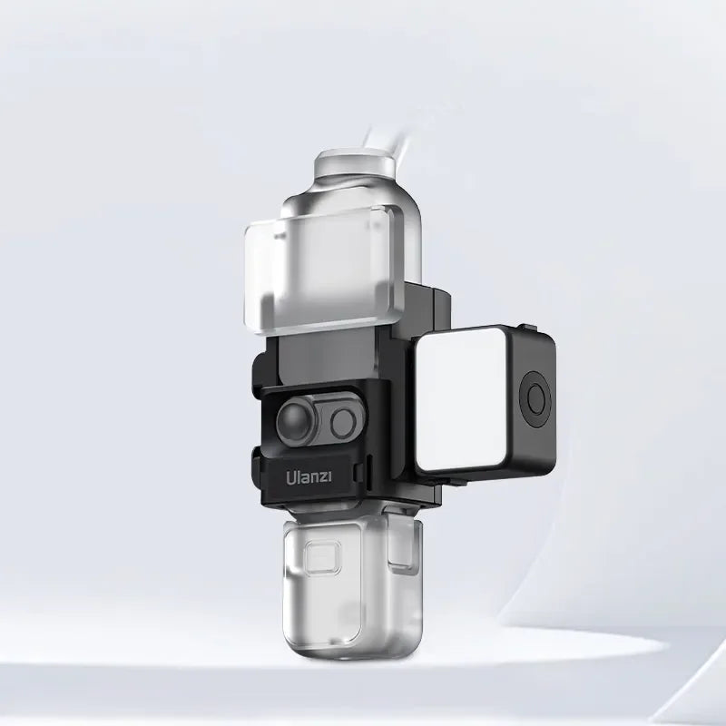 Ulanzi PK-06 Quick Release Expansion Adapter for DJI Osmo Pocket 3 Light Tripod Mount with Cold Shoe 1/4" Screw Accessories Kit