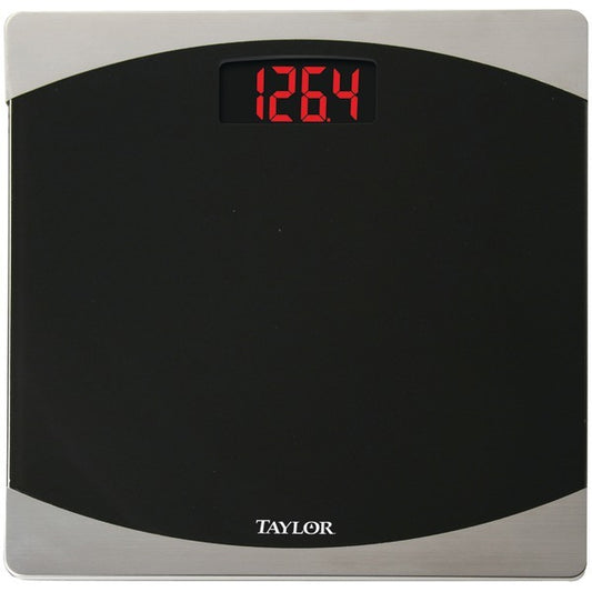 Taylor Precision Products 75624072 12-Inch x 12-Inch 400-lb Capacity Bathroom Scale - American Smart