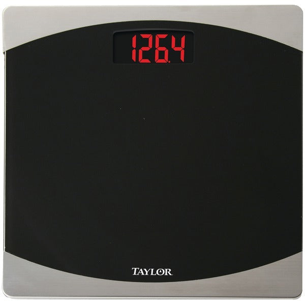Taylor Precision Products 75624072 12-Inch x 12-Inch 400-lb Capacity Bathroom Scale - American Smart