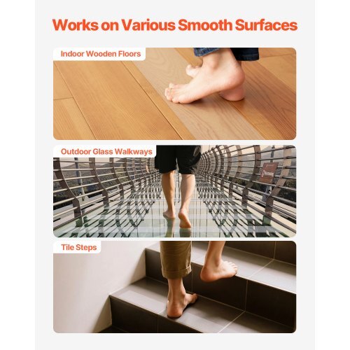 Anti-Slip Tape, 30 FT x 4 inch Transparent Non-Slip Grip Tape for Indoor & Outdoor Use, Ultra-Clear Non Skid Traction Treads for Bathrooms Boats Stairs Pools, Safe & Comfortable for Bare Feet - American Smart