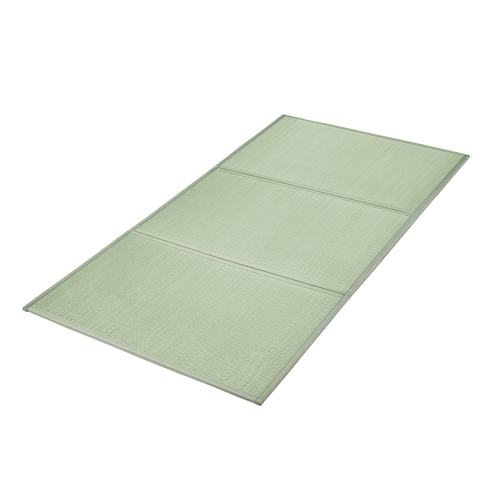 Japanese Tatami Mat, Twin Size Foldable Japanese Tatami Mattress( Natural Rush Grass), Japanese Floor Mattress with Non-Slip Backing & Fresh Scent, Futon Mattress for Sleeping Meditation Yoga - American Smart