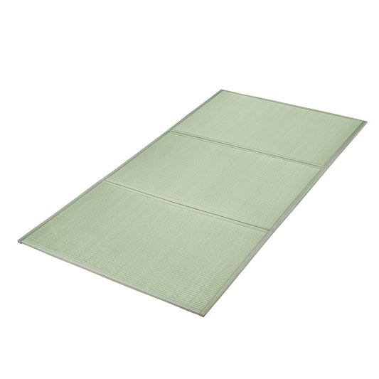 Japanese Tatami Mat, Twin Size Foldable Japanese Tatami Mattress( Natural Rush Grass), Japanese Floor Mattress with Non-Slip Backing & Fresh Scent, Futon Mattress for Sleeping Meditation Yoga - American Smart