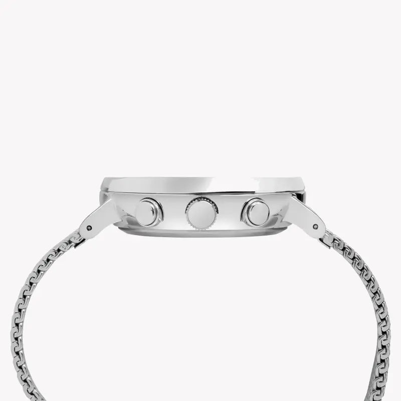 Timex Unisex Brass Silver Watch, Black Dial | Tw2r61900-1