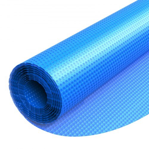 Solar Pool Cover, 15 ft Round Pool Bubble Cover, 12 Mil Pools Solar Blanket with Bubble & PE Material, Daytime Heat Absorption, Nighttime Heat Retention, Heat Retaining Solars Covers, Blue - American Smart