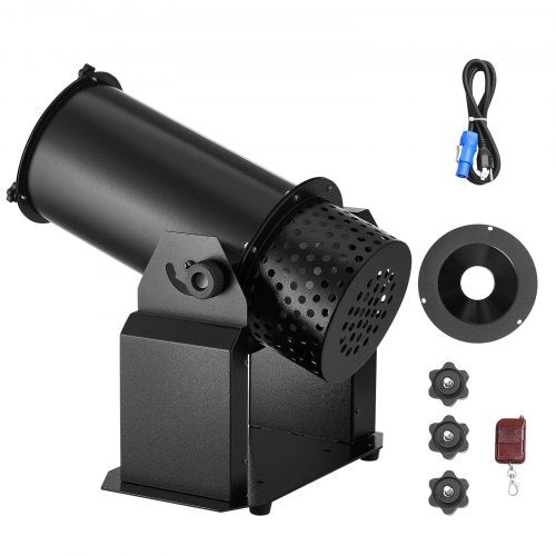 Electric Confetti Machine, 1500W Powerful Output Confetti Cannon Launcher, DMX512, Manual & Remote Control, Portable Confe-tti Shooter for Wedding Christmas Party Event Show Stage Nightclub - American Smart