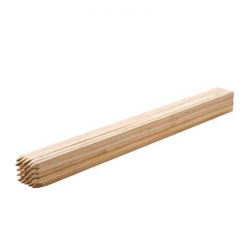 Wooden Garden Stakes, 25 Pcs 48x0.75x0.75 in Survey Grading Stakes, Garden Ground Stake with Sharp Point, Fir Wood Plant Support Stake, Sign Posts for Silt Fence Backyard Boundaries Baselines - American Smart