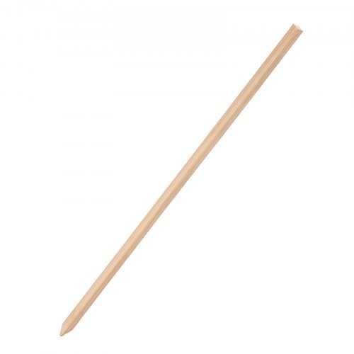 Wooden Garden Stakes, 25 Pcs 48x0.75x0.75 in Survey Grading Stakes, Garden Ground Stake with Sharp Point, Fir Wood Plant Support Stake, Sign Posts for Silt Fence Backyard Boundaries Baselines - American Smart