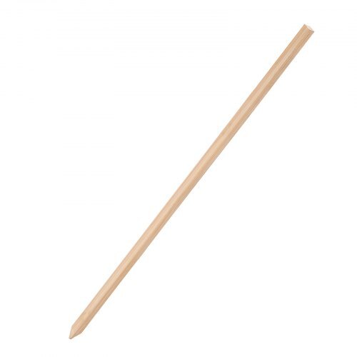 Wooden Garden Stakes, 25 Pcs 48x0.75x0.75 in Survey Grading Stakes, Garden Ground Stake with Sharp Point, Fir Wood Plant Support Stake, Sign Posts for Silt Fence Backyard Boundaries Baselines - American Smart