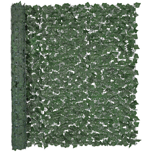 Ivy Privacy Fence, 59 x 98 in Artificial Green Wall Screen, Greenery Ivy Fence with Strengthened Joint, Faux Hedges Vine Leaf Decoration for Outdoor Garden, Yard, Balcony, Patio Decor - American Smart