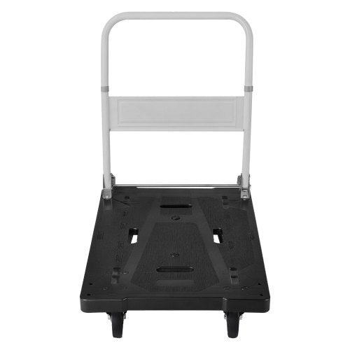 Foldable Push Cart Dolly, 660 lbs Capacity, Folding Platform Truck with Swivel Wheels, Moving Platform Hand Truck Flatbed Cart, Space Saving Push Handle, for Easy Storage, 35.2 x 23.4 x 33.5 in - American Smart