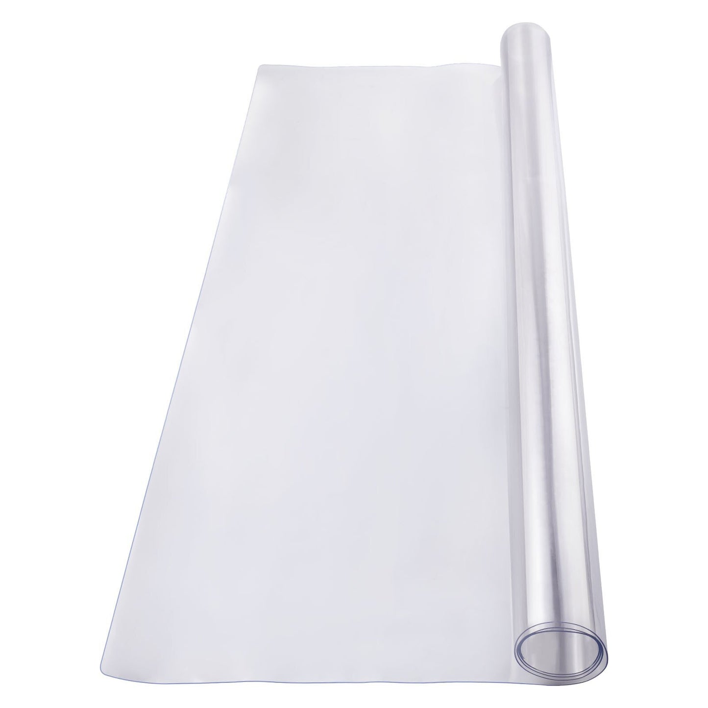Plastic Table Cover, 54 x 54 Inch 1.5 mm Thick Clear Table Protector, Square PVC Desk Mat, Waterproof & Easy Cleaning Desk Pad Tablecloth, for Office Dresser Dining Room Table Night Stand - American Smart