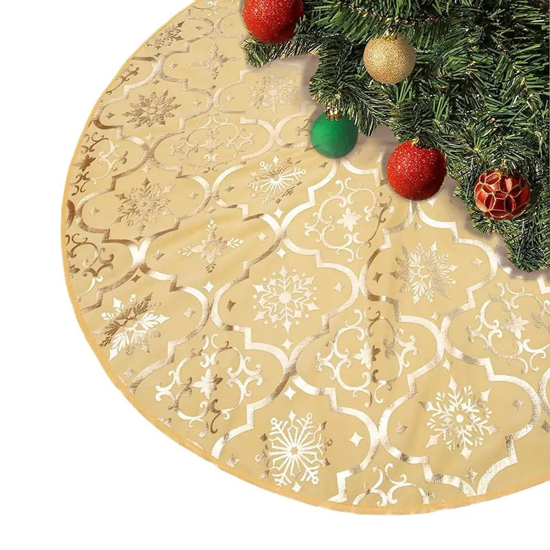 New Christmas Tree Skirt for Outdoor Decoration