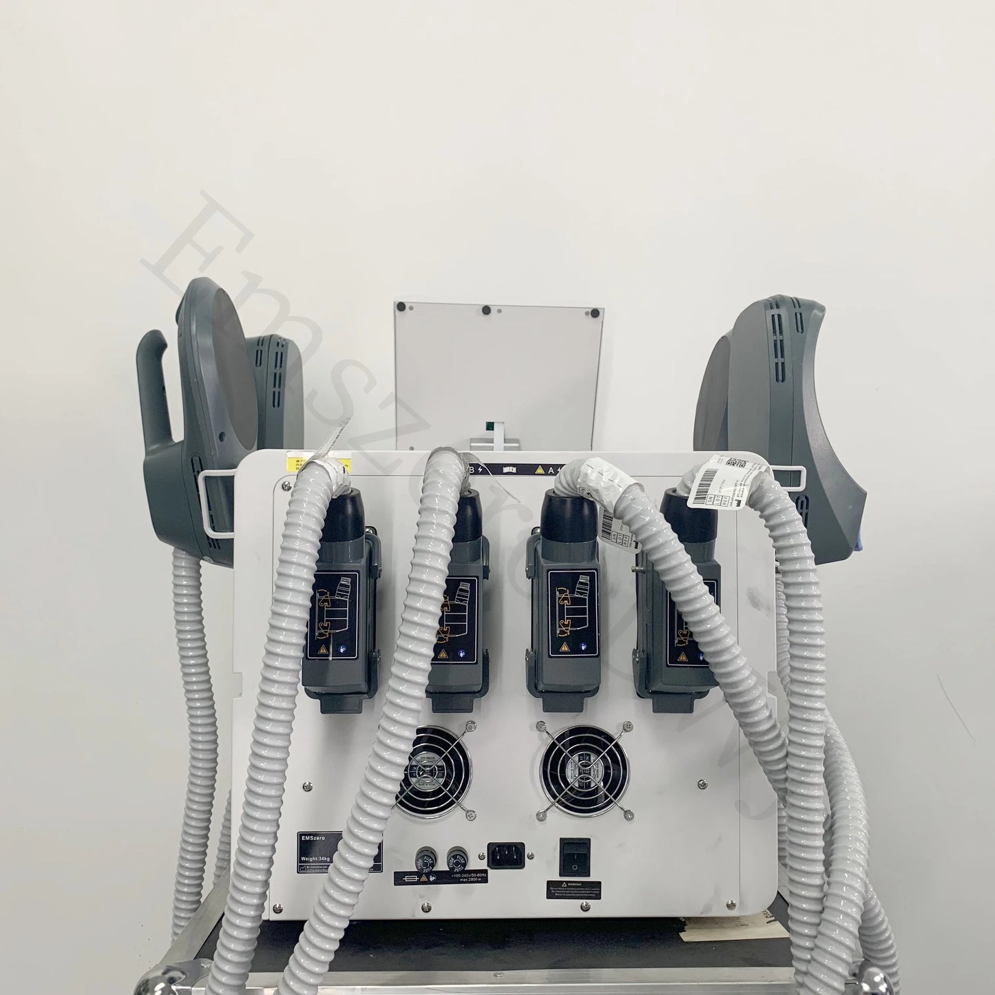 American Smart EMSzero RF EMS Sculpt Machine with 6500W for muscle stimulation, fat reduction, and body slimming.
