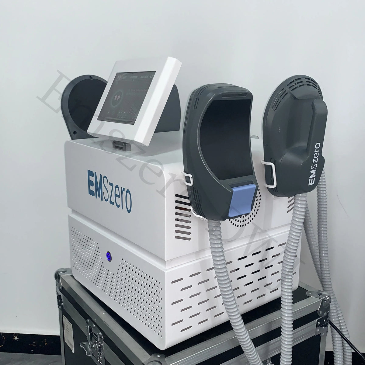 American Smart EMSzero RF EMS Sculpt Machine with 6500W for body slimming, fat removal, and muscle stimulation in salon settings.