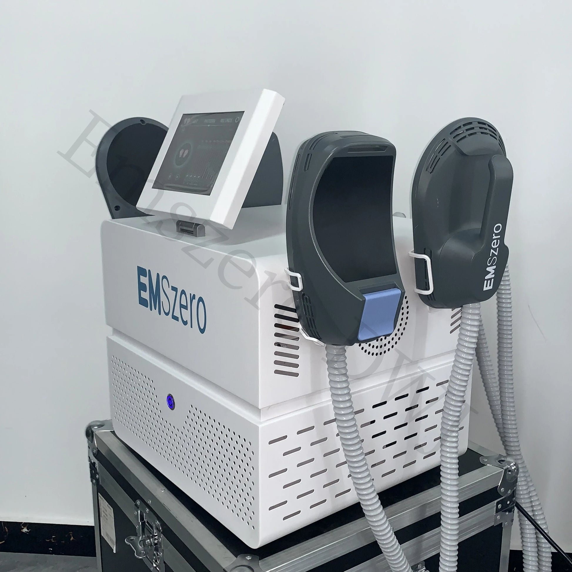 American Smart EMSzero RF EMS Sculpt Machine with 6500W for body slimming, fat removal, and muscle stimulation in salon settings.