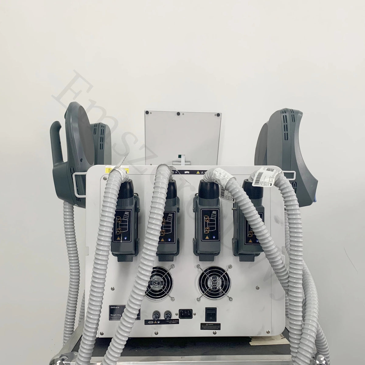 American Smart EMSzero RF EMS Sculpt Machine for body slimming, fat reduction, and muscle stimulation with 6500W power.
