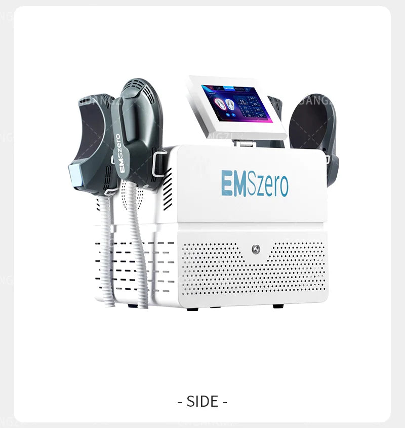 American Smart EMSzero RF EMS Sculpt Machine for body slimming, fat removal, and muscle stimulation with 6500W power.