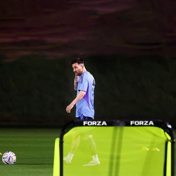 American Smart FORZA Aluminum POD soccer goals, fold-away and freestanding, in four sizes and nine colors, for training and matches.