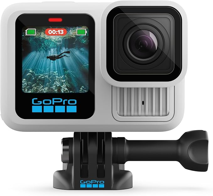 American Smart GoPro HERO13 Black Limited Edition waterproof action camera in polar white with 5.3K60 video and 27MP photo capabilities