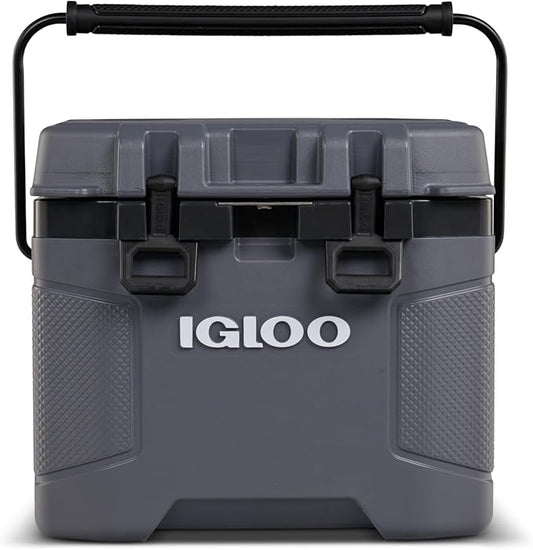 American Smart Igloo Trailmate Cooler with insulated hard shell design and sturdy latch for outdoor ice storage and transport.