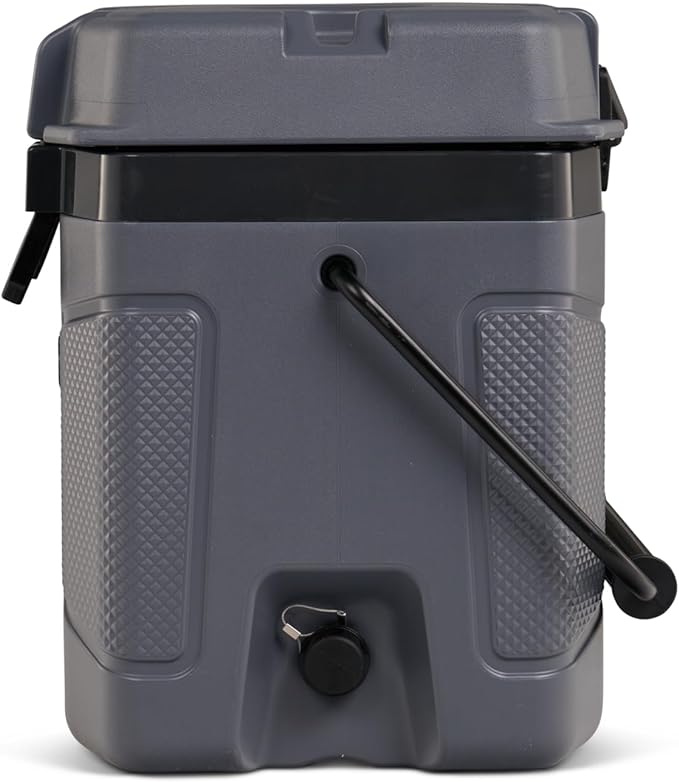 American Smart Igloo Trailmate cooler with hard shell, insulated ice chest for keeping drinks cold outdoors.