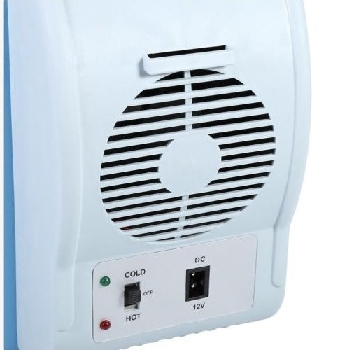 American Smart 7.5L portable car refrigerator and warmer, 12V cooler for travel food and beverage storage, compact consumer electronics.