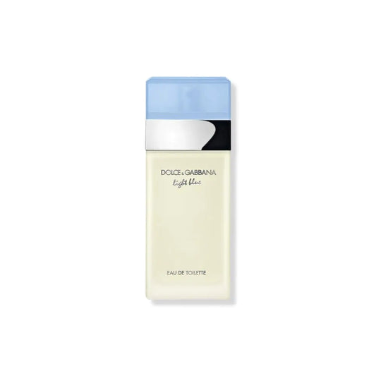 Dolce & Gabbana Light Blue women's Eau de Toilette spray, 0.84 fl oz bottle with blue packaging and floral accents